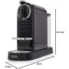 imageNespresso CitiZ Coffee and Espresso Machine by DeLonghi with Milk Frother Black 93 x 146 x 109 inchesBlack