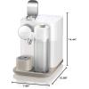 imageNespresso Gran Lattissima Original Espresso Machine with Milk Frother by DeLonghi Sophisticated BlackFresh White