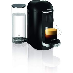 imageNespresso Vertuo Plus Coffee and Espresso Maker by Breville Ink Black with Aeroccino Milk FrotherBlack