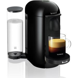 imageNespresso Vertuo Plus Coffee and Espresso Maker by Breville Ink Black with Aeroccino Milk FrotherInk Black