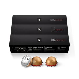 imageNespresso Capsules Vertuo Fortado Decaffeinato Gran Lungo 30Count Coffee Pods Brews 50 ozMelozio Decaffeinato