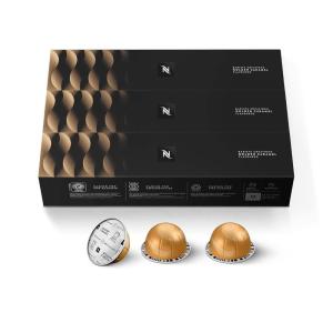 imageNespresso Capsules Vertuo Rich Chocolate Mild Roast Coffee 30Count Coffee Pods Brews 78 ozGolden Caramel