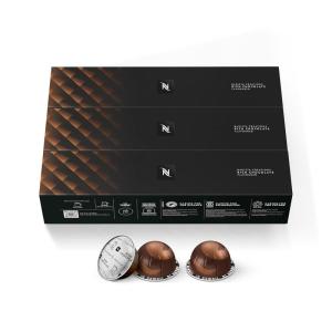 imageNespresso Capsules Vertuo Rich Chocolate Mild Roast Coffee 30Count Coffee Pods Brews 78 ozRich Chocolate