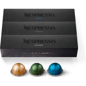 imageNespresso Vertuo Line Bianco Variety Pack 30 Count Coffee PodsMedium and Dark Roast Variety Pack