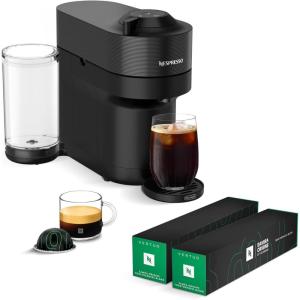 imageNespresso Vertuo Pop by DeLonghi Liquorice Black  Vertuo Line Samra Togetherness Blend CoffeeLiquorice Black