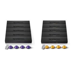 imageNespresso Capsules VertuoLine Altissio and Voltesso Medium and Mild Roast Espresso Coffee 100 Count Coffee Pods