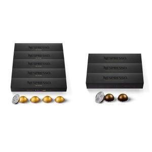 imageNespresso Capsules VertuoLine Voltesso Double Espresso Chiaro Mild and Medium Roast Espresso Coffee Pods 50  30 CountCoffee  Double Espresso Chiaro Coffee