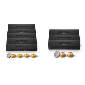 imageNespresso Capsules VertuoLine Voltesso Double Espresso Chiaro Mild and Medium Roast Espresso Coffee Pods 50  30 CountCoffee  Melozio Coffee