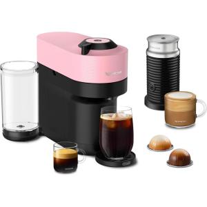 imageNespresso Vertuo Pop Coffee and Espresso Maker by DeLonghi with Milk Frother Candy PinkCandy Pink