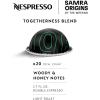 imageNespresso Vertuo Pop Coffee and Espresso Maker by Breville Samra Origins by The Weeknd with Togetherness Blend Double Espresso Light Roast 20Count Coffee Pods