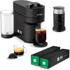 imageNespresso Vertuo Pop Coffee and Espresso Maker by Breville Samra Origins by The Weeknd Aeroccino3 Milk Frother and Togetherness Blend Double Espresso Light Roast 20Count Coffee Pods