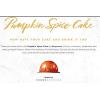 image:imageNespresso Vertuoline Pumpkin Spice Coffee Cake PodsPumpkin SpiceCinnamon
