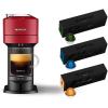 image:imageNespresso Vertuo Next Coffee and Espresso Machine NEW by Breville Cherry Coffee Maker and Espresso Machine  Nespresso Capsules VertuoLine Medium and Dark Roast Coffee 30 Count Coffee PodsCherry Red