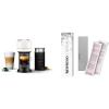 image:imageNespresso Vertuo Next Coffee and Espresso Maker by DeLonghi with Aeroccino Milk Frother White Descaling Kit