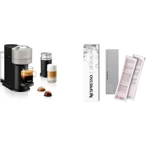 image:imageNespresso Vertuo Next Coffee and Espresso Maker by Breville with Aeroccino Milk Frother Light Grey Descaling Kit
