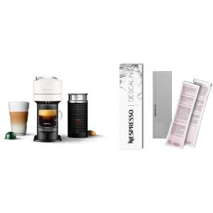 image:imageNespresso Vertuo Next Coffee and Espresso Maker by DeLonghi with Aeroccino Milk Frother White Descaling Kit