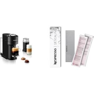 image:imageNespresso Vertuo Next Premium Coffee and Espresso Maker by Breville with Aeroccino Milk Frother Black Descaling Kit