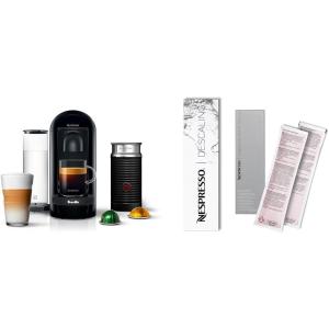 image:imageNespresso Vertuo Plus Coffee and Espresso Maker by Breville Ink Black with Aeroccino Milk Frother Descaling Kit