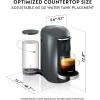 image:imageBreville Nespresso Vertuo Plus Deluxe Coffee and Espresso Maker Titan with Aeroccino Milk Frother  Nespresso Descaling Kit