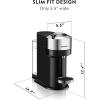 image:imageNespresso Nepresso Vertuo Next Deluxe Coffee and Espresso Maker By DeLonghi Dark Chrome  Starbucks Capsules Vertuo Line