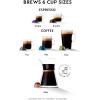 image:imageNespresso Vertuo Next Coffee and Espresso Machine by DeLonghi Dark Grey Compact One Touch to Brew SingleServe Coffee Maker and Espresso Machine RenewedGrey