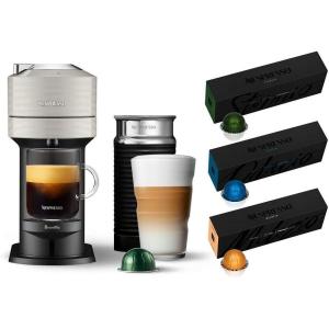 image:imageNespresso Vertuo Next Coffee and Espresso Machine with Aeroccino NEW by Breville Light Grey and Espresso Maker Capsules VertuoLine Medium and Dark Roast Coffee 30 Count Coffee Pods