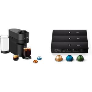 image:imageNespresso Vertuo Pop Coffee and Espresso Machine by DeLonghi Liquorice Black Capsules Vertuo Line