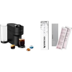 image:imageNespresso Vertuo Pop Limited Edition Coffee and Espresso Maker by DeLonghi Black Matte with Dark Chrome Descaling Kit