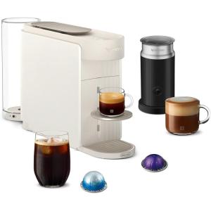 image:imageNespresso Vertuo Up Coffee and Espresso Maker by DeLonghi White with Aeroccino Milk Frother