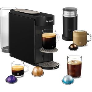 image:imageNespresso Vertuo Up Coffee and Espresso Maker with Aeroccino by Breville Ink Black