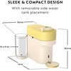 image:imageNespresso Vertuo Pop Cold Value Added Bundle with Iced Coffee Tumbler by DeLonghi Liquorice Black RenewedPastel Yellow