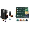 image:imageNespresso Vertuo Next Deluxe Coffee and Espresso Maker by Breville with Aeroccino Milk Frother Dark Chrome  Starbucks Capsules