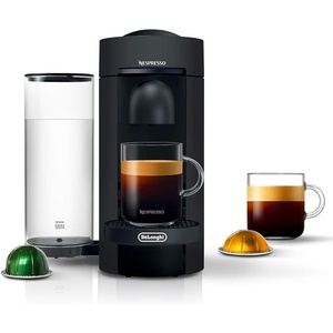 image:imageNespresso 072080259 VertuoPlus Coffee and Espresso Machine by DeLonghi Matte Black Renewed