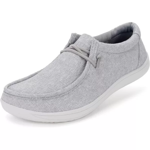 imageWHITIN Womens Minimalist Barefoot Shoes  Zero Drop Sole  Wide Width Fashion SneakerW86  Chambray Grey