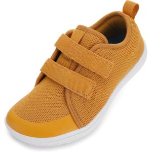 imageWHITIN Kids Barefoot Shoes for Boys Girls Wide Width Minimalist Zero Drop Sneakers Size 105 Little Kid Sports School Tennis Soft Walking Yellow 28
