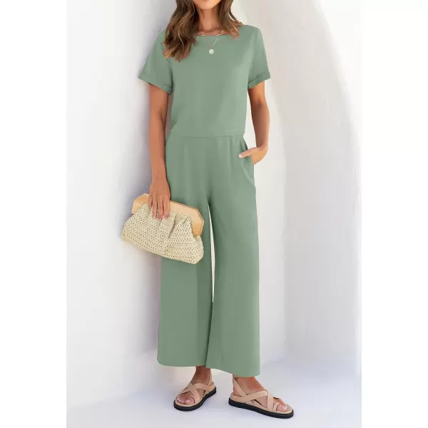 imageZESICA Womens 2 Piece Outfits Linen Short Sleeve Crop Top and High Waist Pants Lounge Matching Set 2023 Trendy ClothesZESICA Womens 2 Piece Outfits Linen Short Sleeve Crop Top and High Waist Pants Lounge Matching Set 2023 Trendy Clothes