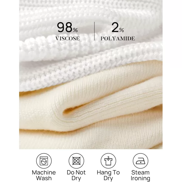 imageZESICA Womens 2 Piece Outfits Sweater Set Short Sleeve Mock Neck Knit Pullover Top and Shorts Tracksuit Lounge SetsCream