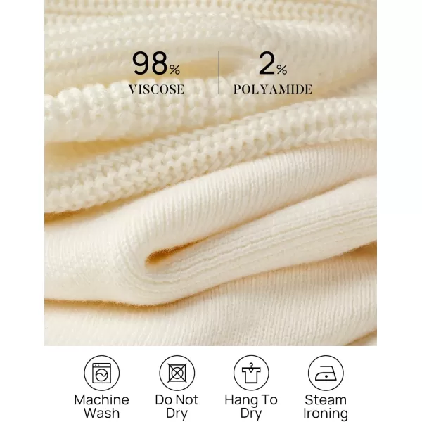 imageZESICA Womens 2 Piece Outfits Sweater Set Short Sleeve Mock Neck Knit Pullover Top and Shorts Tracksuit Lounge SetsWhite
