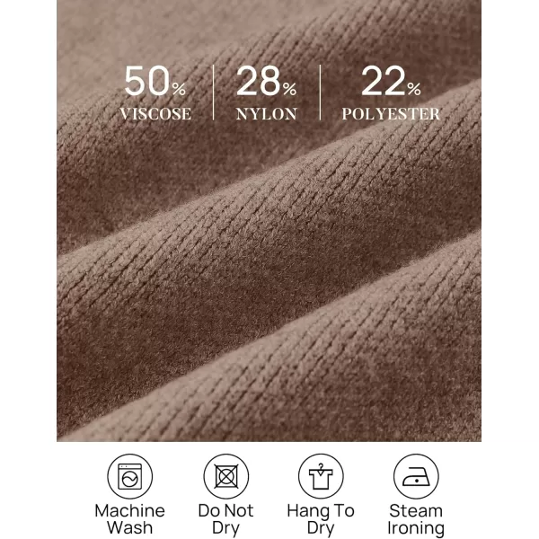 imageZESICA Womens 2023 Casual Lapel Cardigan Long Sleeve Open Front Irregular Hem Soft Knitted Sweater Coat with PocketsMocha