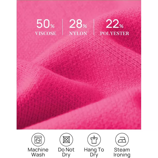 imageZESICA Womens 2023 Casual Lapel Cardigan Long Sleeve Open Front Irregular Hem Soft Knitted Sweater Coat with PocketsRose