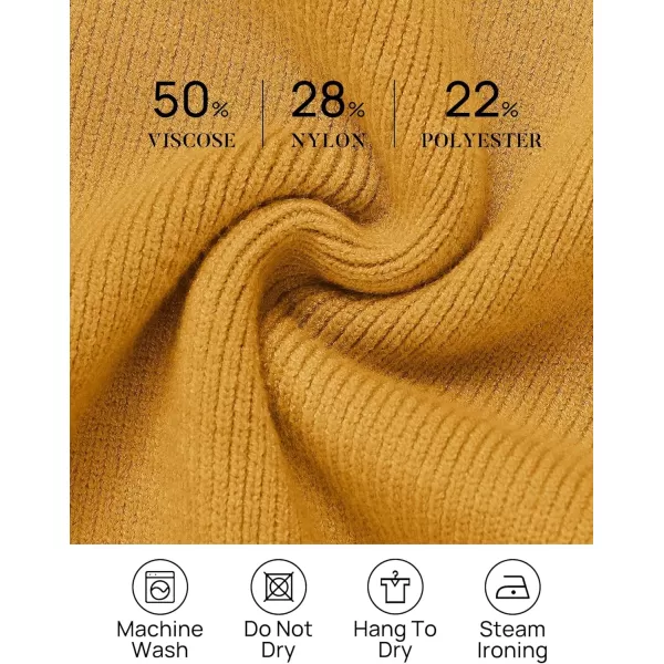 imageZESICA Womens 2023 Casual Long Sleeve Cardigan V Neck Button Down Open Front Knit Loose Oversized Sweater CoatGinger