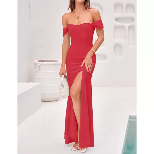 imageZESICA Womens 2023 Off Shoulder Wedding Guest Dress Short Sleeve High Split Bodycon Evening Gown Maxi DressesZESICA Womens 2023 Off Shoulder Wedding Guest Dress Short Sleeve High Split Bodycon Evening Gown Maxi Dresses