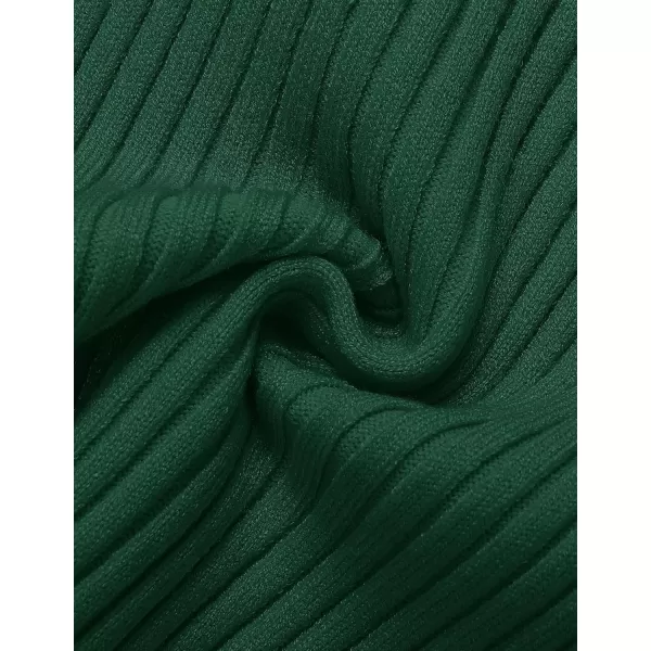 imageZESICA Womens 2023 Short Sleeve Square Neck T Shirts Slim Fitted Summer Ribbed Knit Basic Casual Tee TopsDarkgreen