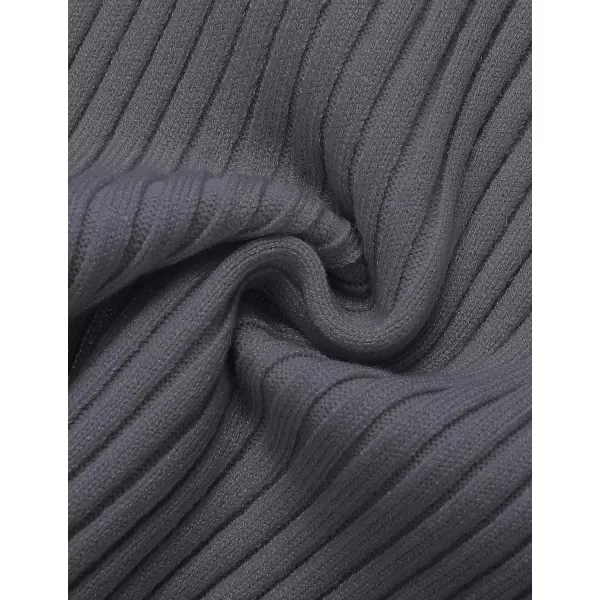 imageZESICA Womens 2023 Short Sleeve Square Neck T Shirts Slim Fitted Summer Ribbed Knit Basic Casual Tee TopsDarkgrey