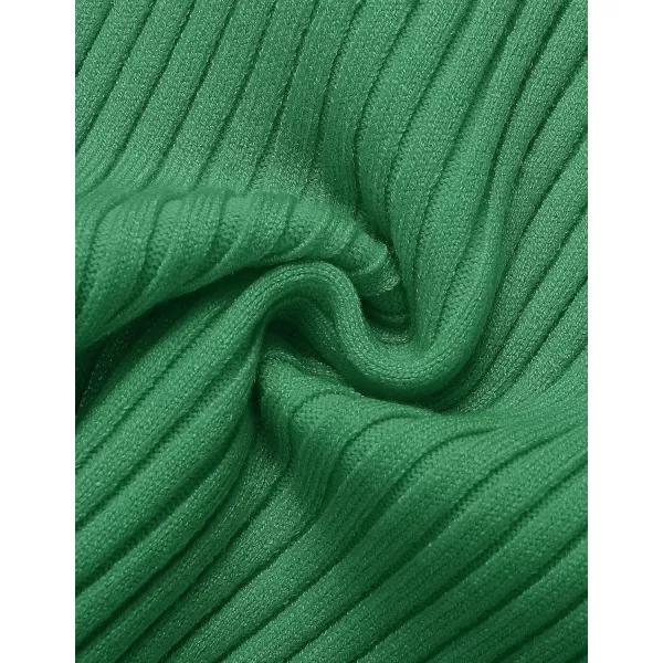 imageZESICA Womens 2023 Short Sleeve Square Neck T Shirts Slim Fitted Summer Ribbed Knit Basic Casual Tee TopsGreen