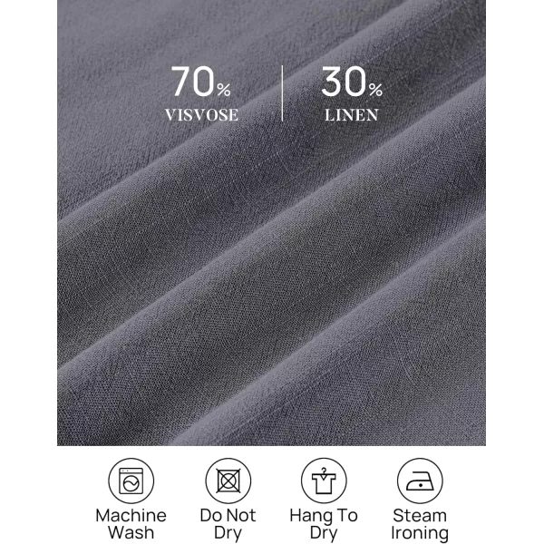 imageZESICA Womens 2023 Summer 2 Piece Outfit Linen Square Neck Tank Crop Top and Shorts Two Piece Lounge Matching SetGrey