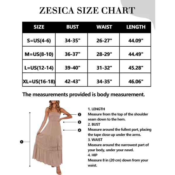 imageZESICA Womens 2023 Summer Bohemian Strapless Off Shoulder Lace Trim Backless Flowy A Line Beach Long Maxi DressPink
