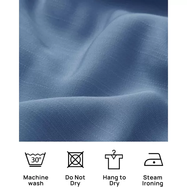imageZESICA Womens 2023 Summer Boho Spaghetti Strap Square Neck Solid Color Ruffle A Line Beach Long Maxi DressDustyblue