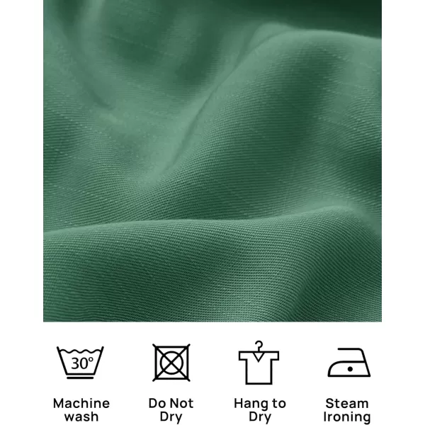 imageZESICA Womens 2023 Summer Boho Spaghetti Strap Square Neck Solid Color Ruffle A Line Beach Long Maxi DressForestgreen