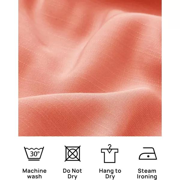 imageZESICA Womens 2023 Summer Boho Spaghetti Strap Square Neck Solid Color Ruffle A Line Beach Long Maxi DressGrapefruit